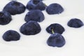 Blueberry background.Concept: Healthy living, fresh nutritions, fitness diet.