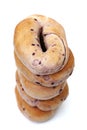 Blueberry Bagels Royalty Free Stock Photo