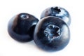 Blueberry or bilberry or blackberry or blue whortleberry or huckleberry isolated on white background cutout