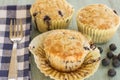 Blueberry Breakfast Muffins With Berries