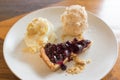 Blueberry cheese pie Royalty Free Stock Photo