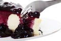 Blueberry Cheesecake With Fork