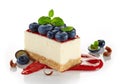 Blueberry cheesecake Royalty Free Stock Photo