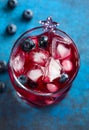 Blueberry cocktail Royalty Free Stock Photo