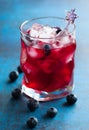 Blueberry cocktail