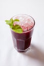 Blueberry Daiquiri cocktails. Rum, blueberries, liqueur, lime juice. Royalty Free Stock Photo