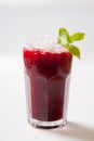 Blueberry Daiquiri cocktails. Rum, blueberries, liqueur, lime juice. Royalty Free Stock Photo