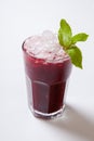 Blueberry Daiquiri cocktails. Rum, blueberries, liqueur, lime juice. Royalty Free Stock Photo