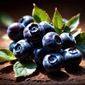 Blueberry fresh raw organic fruit