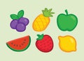 Blueberry fruit icon