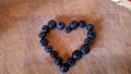 Blueberry heart