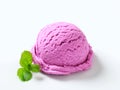 Blueberry ice cream Royalty Free Stock Photo