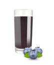 Blueberry juice Royalty Free Stock Photo