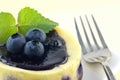 Blueberry lemon cheesecake