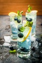 Blueberry Lemonade or mojito
