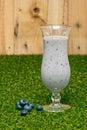 Blueberry milk shake