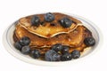 Blueberry Pancakes Royalty Free Stock Photo