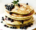 Blueberry Pancakes Royalty Free Stock Photo