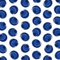 Blueberry pattern background set. Collection icon blueberry. Vector