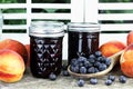 Blueberry Peach Preserves Royalty Free Stock Photo