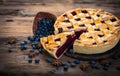 Blueberry pie