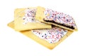 Blueberry Pop Tart Pieces Royalty Free Stock Photo