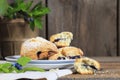 Blueberry Scones with Vintage Basket