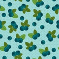 Blueberry seamless wallpaper