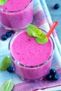 Blueberry smoothie