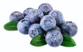 Blueberry stack clipping path Royalty Free Stock Photo