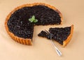 Blueberry tart Royalty Free Stock Photo