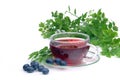 Blueberry tea Royalty Free Stock Photo