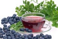 Blueberry tea Royalty Free Stock Photo