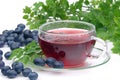 Blueberry tea Royalty Free Stock Photo