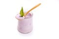 Blueberry yoghurt Royalty Free Stock Photo
