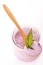 Blueberry yoghurt Royalty Free Stock Photo