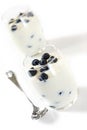 Blueberry Yoghurt Royalty Free Stock Photo