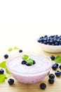 Blueberry yogurt