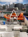 Bluebridge Ferry, Deck View, New Zealand Royalty Free Stock Photo