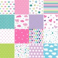 Cute Baby Background Seamless Pattern