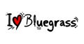 Bluegrass love message