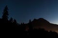 Bluehour in mountain Royalty Free Stock Photo