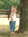 Bluejean Baby Royalty Free Stock Photo