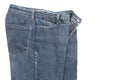 Bluejeans On White Royalty Free Stock Photo