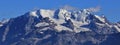 Bluemlisalp Range and glacier Royalty Free Stock Photo