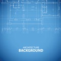 Blueprint building background