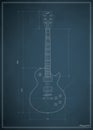 Blueprint electric guitar