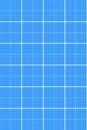 Blueprint grid vertical background. Checkered template for notebook worksheet, memos, drafting, plotting, mechanics