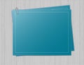 Blueprint paper on grey background Royalty Free Stock Photo