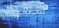 Blueprint project of engine design with gears